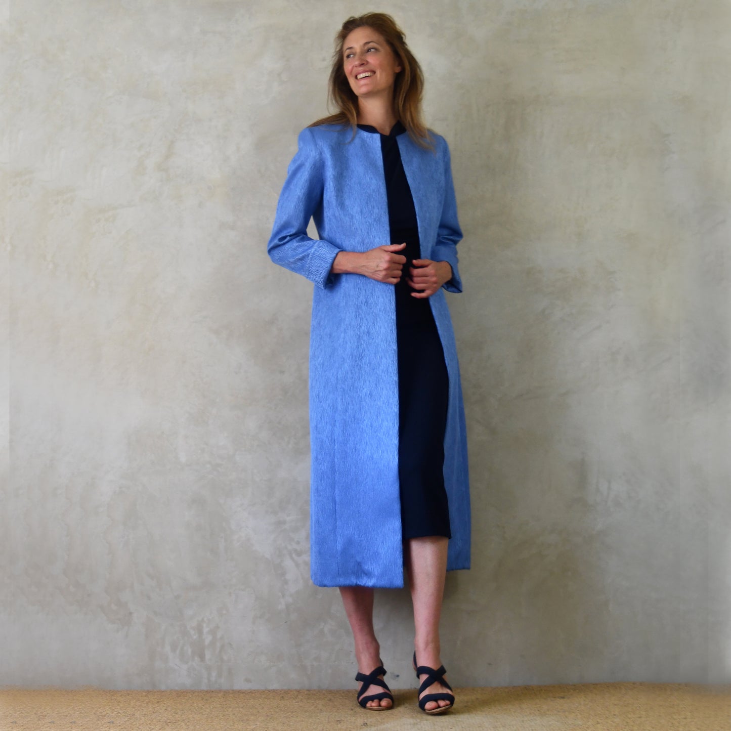 The Biffin in Silk & Wool Mix Brocade