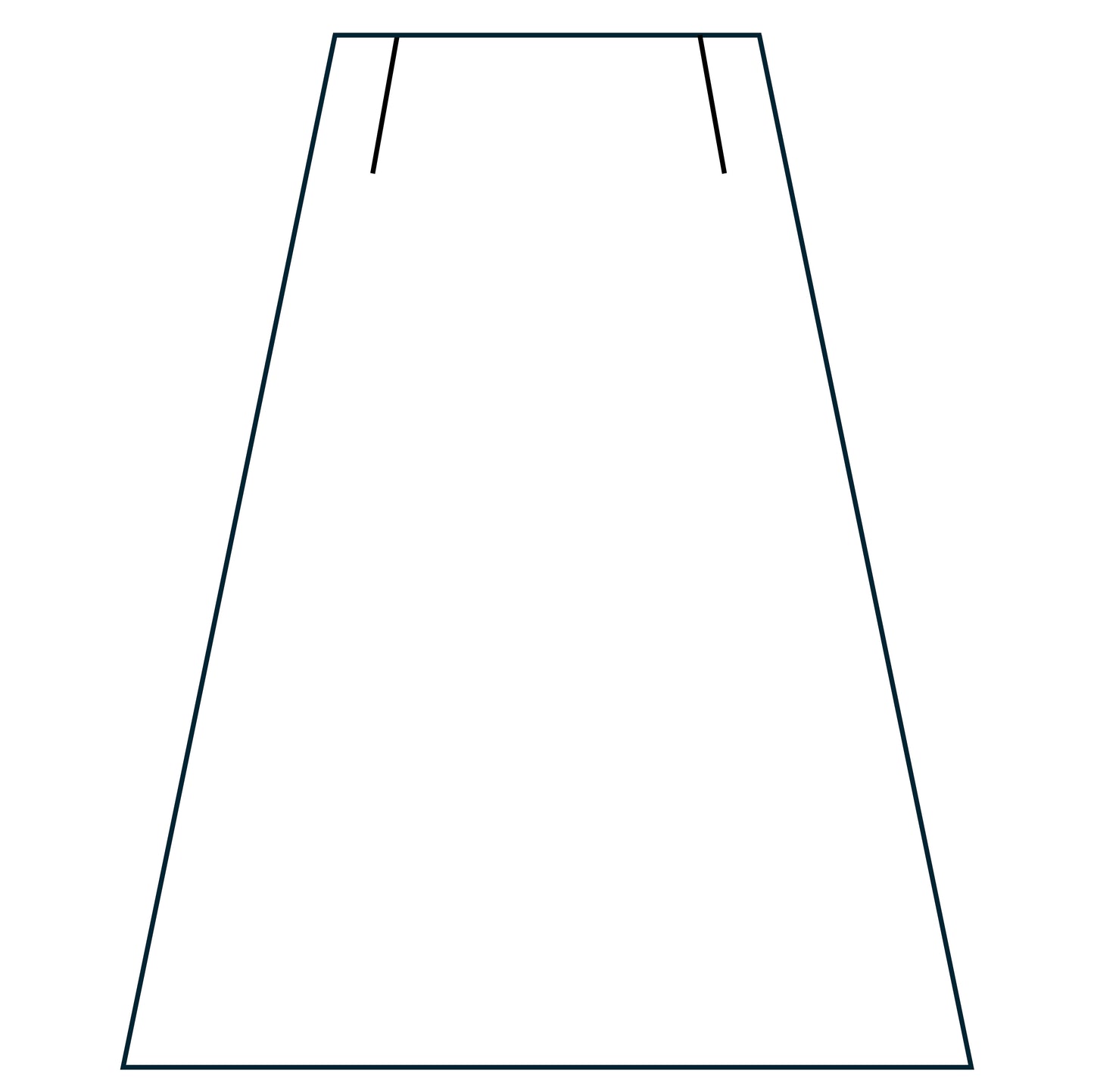 the simple a-line skirt in saffron silk matka image 4