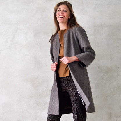 the john coat in merino flannel image 0