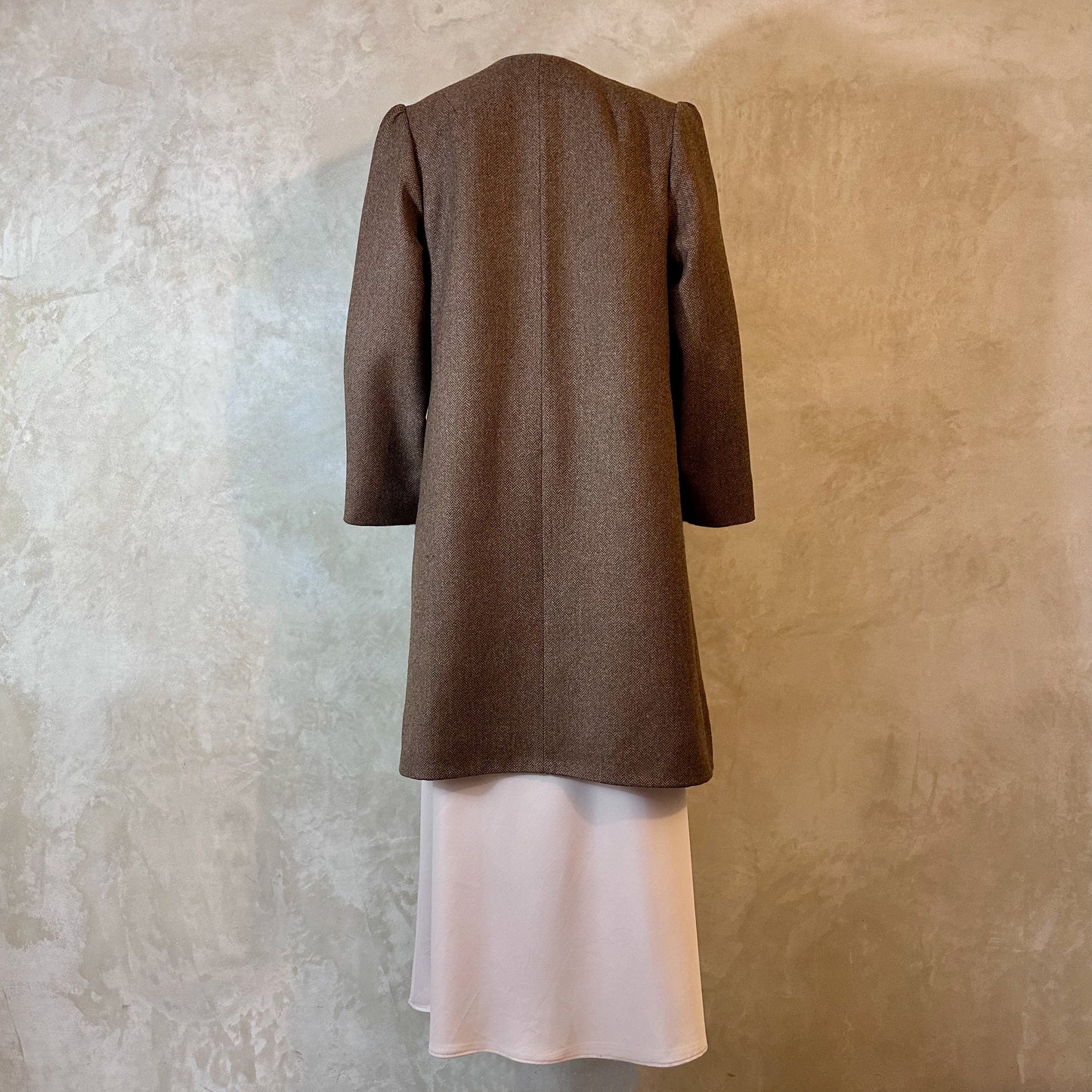 the john coat in lambswool-cashmere mix herringbone image 11