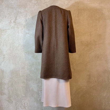 the john coat in lambswool-cashmere mix herringbone image 11