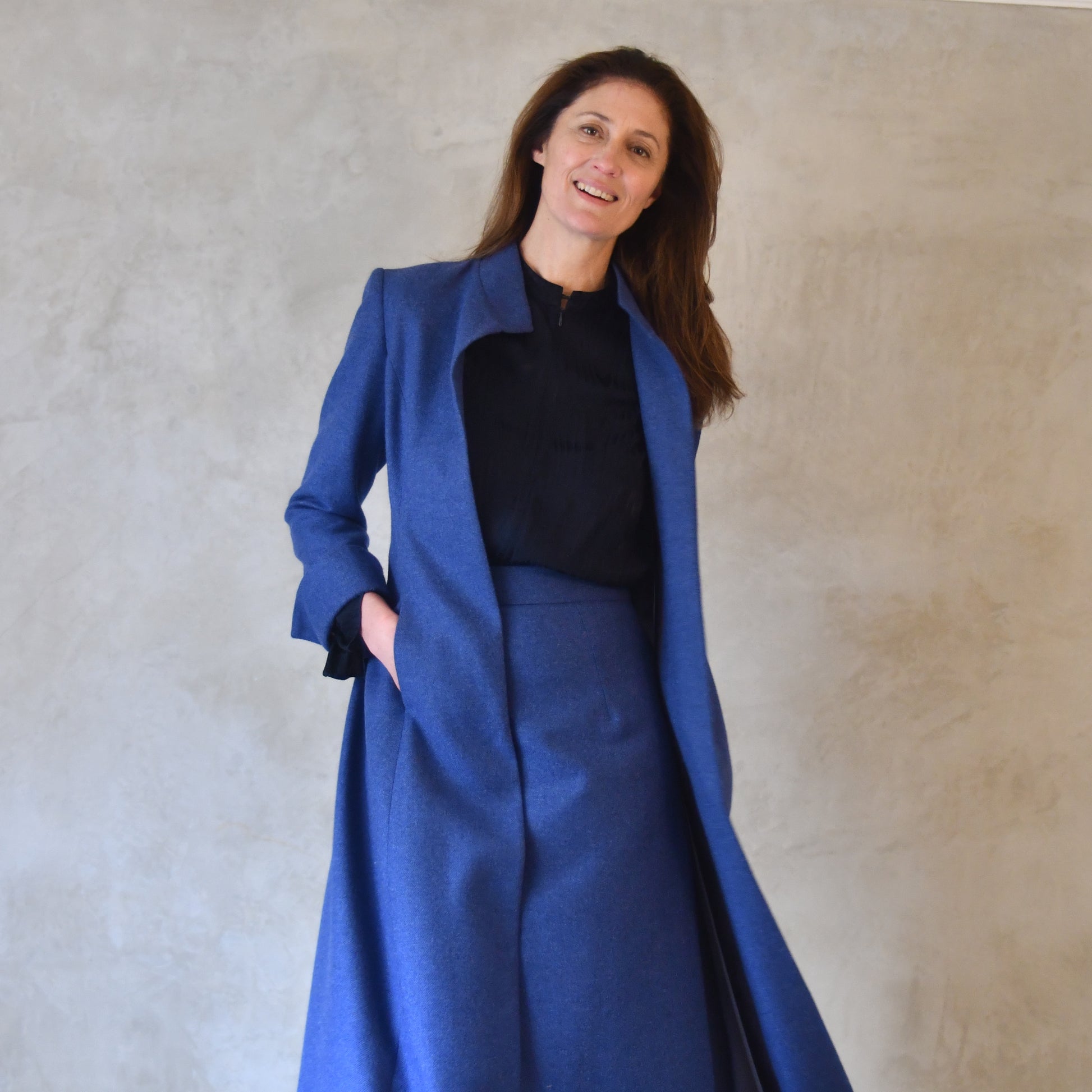 the biffin in french blue merino flannel image 12