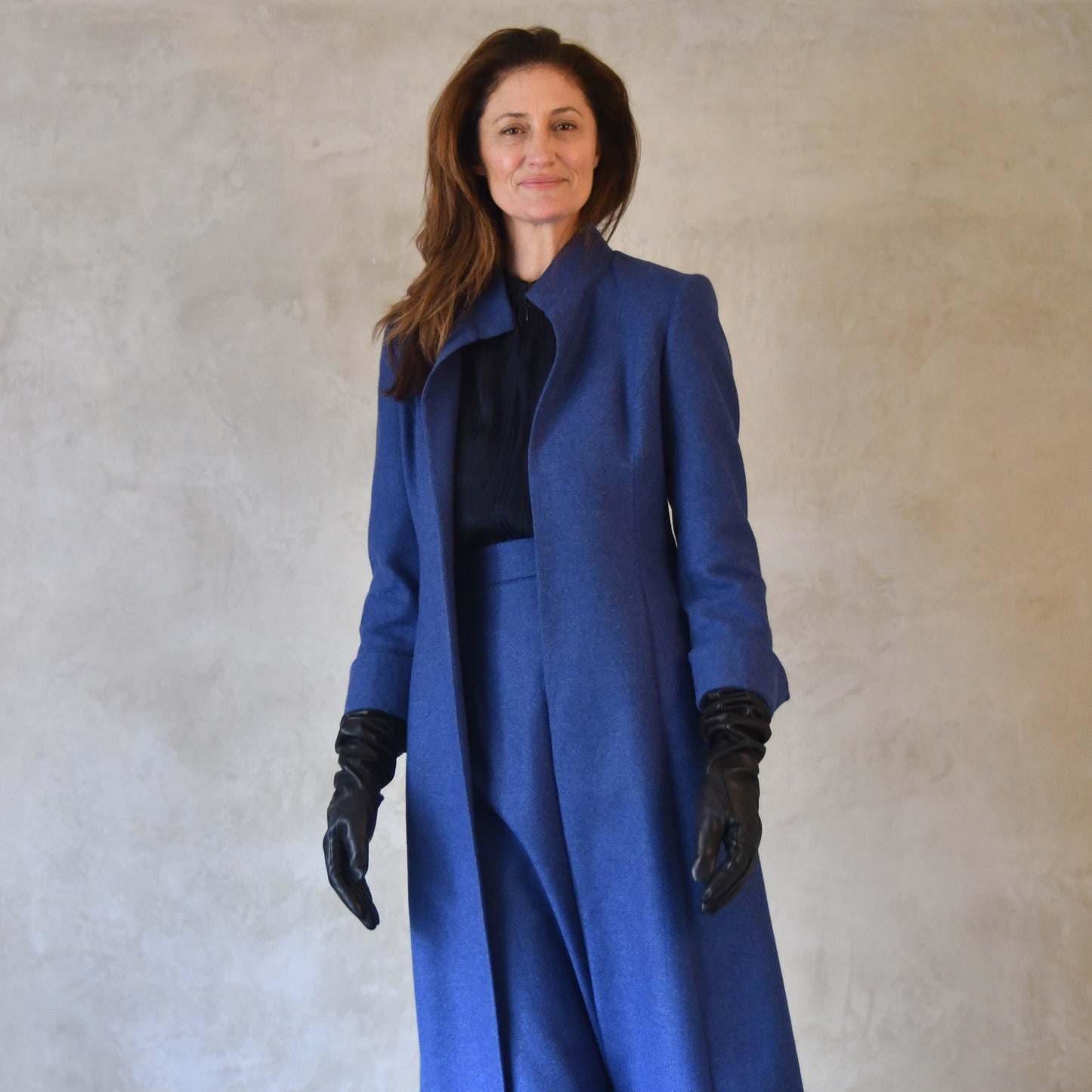 the biffin in french blue merino flannel image 3