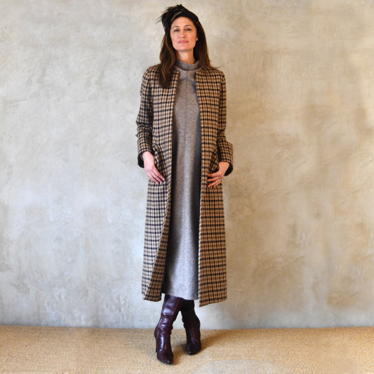 the carrington coat in gunclub check image 1