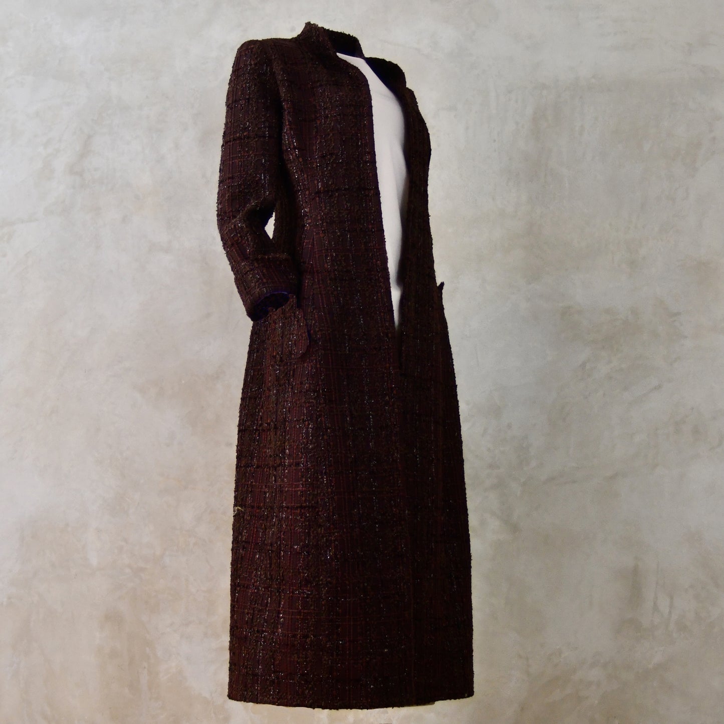 8 – The Biffin in Chocolate Brown Boucle