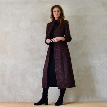 8 – The Biffin in Chocolate Brown Boucle
