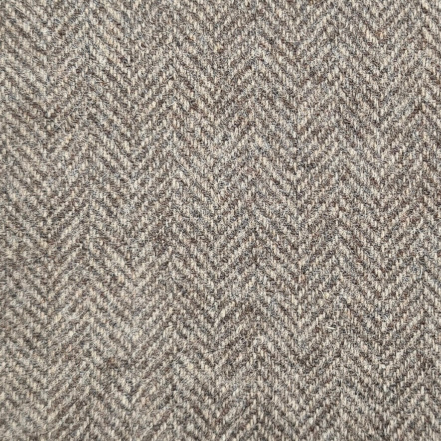 the john coat in fawn merino herringbone flannel image 9