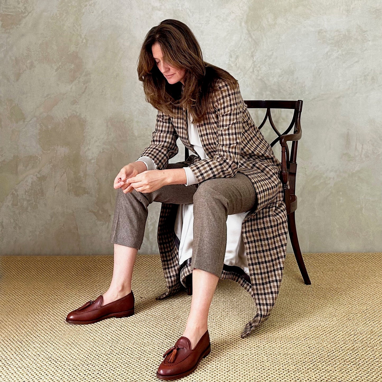 the carrington coat in gunclub check image 4