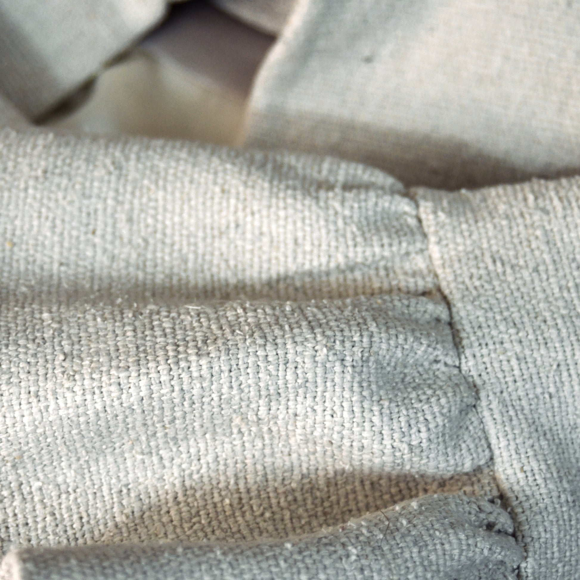 the delany coat in white silk boucle image 9