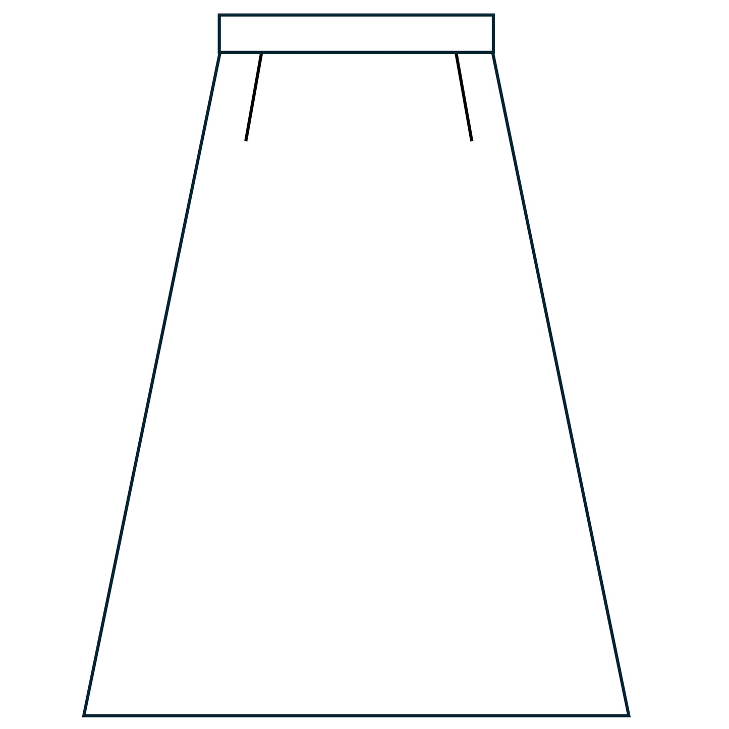 the waisted a-line skirt by elyan for ednerat in wool image 8